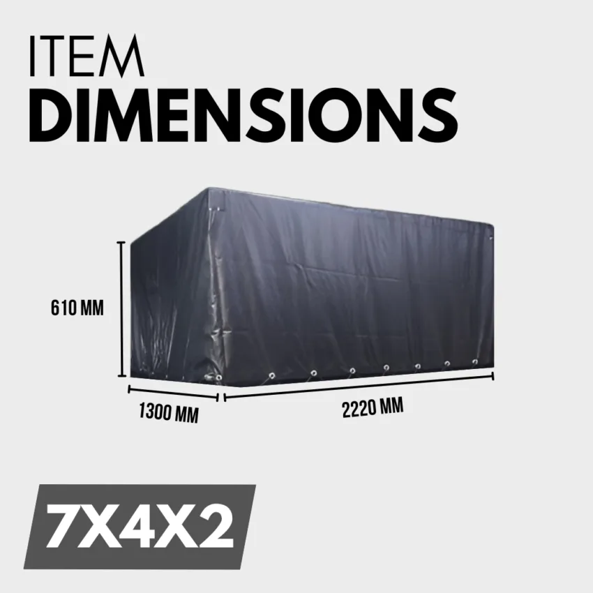 Box Trailer Cover 7x4x2