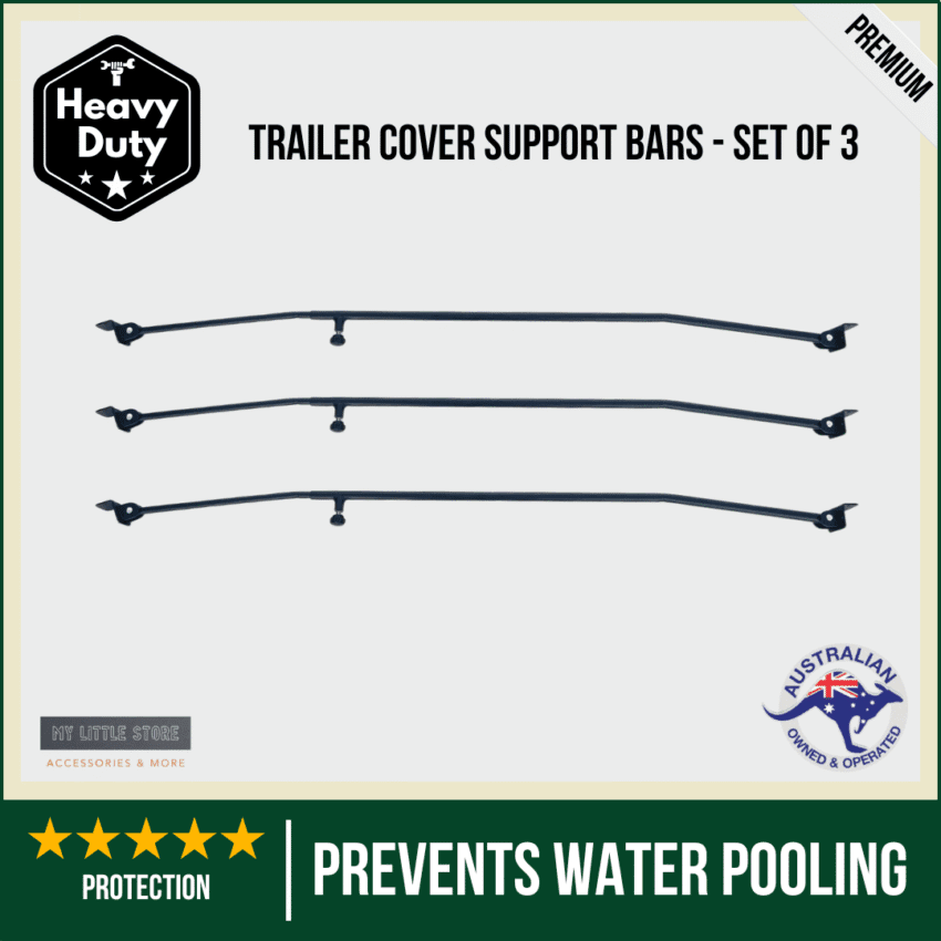 Trailer/UTE Cover Support Bars - 4ft to 6ft - Set of 3