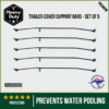 Trailer/UTE Cover Support Bars - 4ft to 6ft - Set of 5