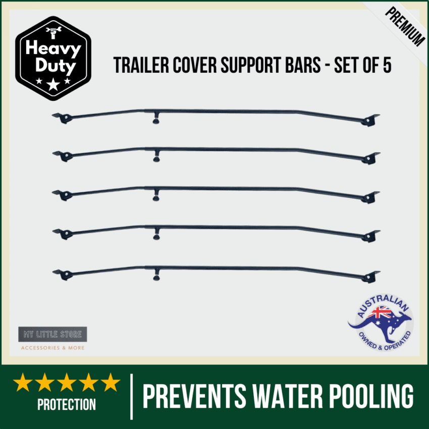 Trailer/UTE Cover Support Bars - 4ft to 6ft - Set of 5