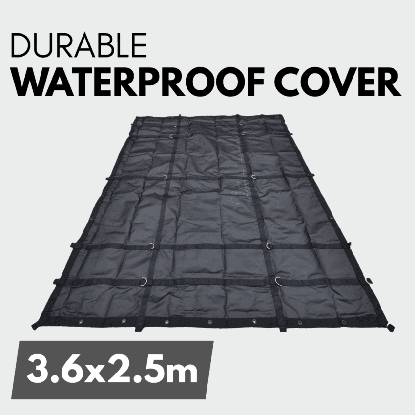 Load Cover for Ute open tray 3.6x2.5m - PVC Waterproof dynamic fold system