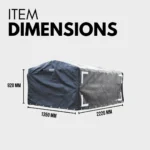 Rugged 7x4x3 Canopy Trailer Cover + Support Bar Structure - Premium Bundle - Image 2