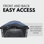 Rugged 7x4x3 Canopy Trailer Cover + Support Bar Structure - Premium Bundle - Image 4