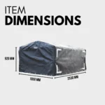 Rugged 8x5x3 Canopy Trailer Cover + Support Bar Structure - Premium Bundle - Image 2