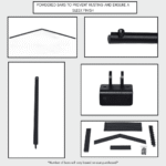 Rugged 7x4x3 Canopy Trailer Cover + Support Bar Structure - Premium Bundle - Image 9