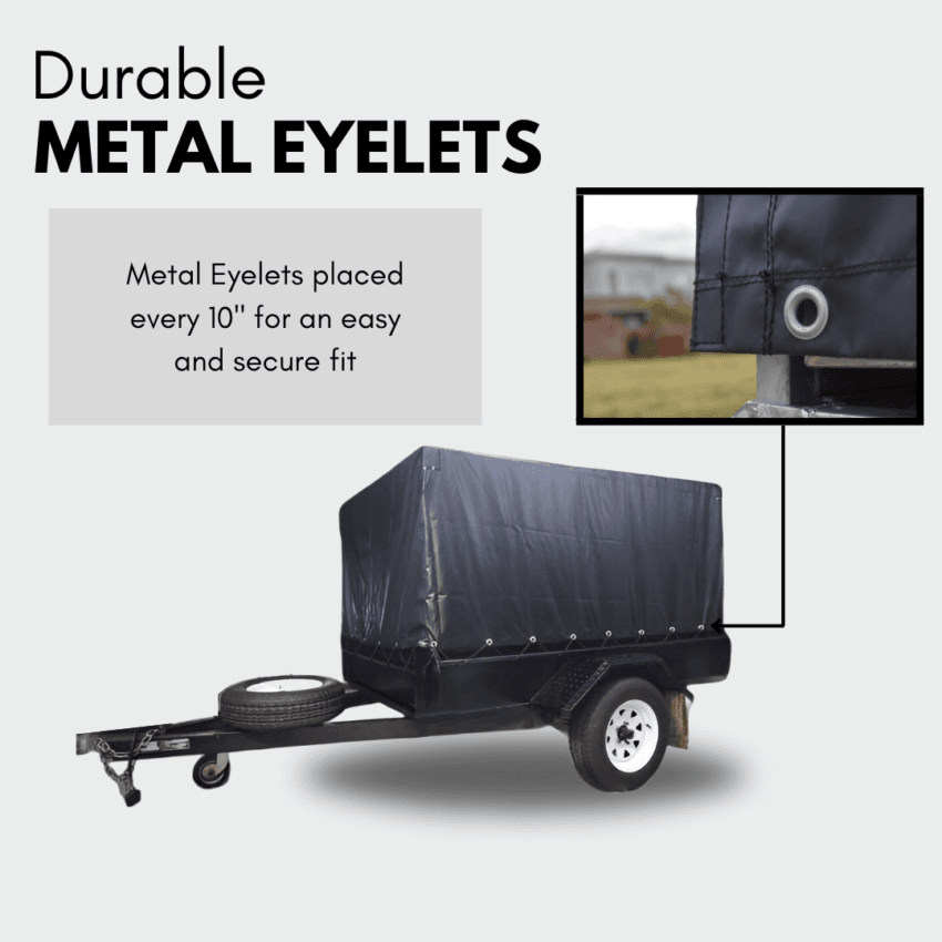 Heavy-Duty 7x5x3 Box Trailer Cover – Waterproof