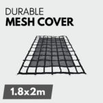 Load cover cargo net/mesh binder 1.8x2.0m for Open Tray Ute Single/Double and Truck