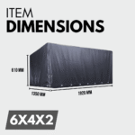 Heavy-Duty 6x4x2 Box Trailer Cover – Waterproof - Image 2