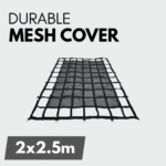 Load cover cargo net/mesh binder 2.5x2.0m for Open Tray Ute Single/Double and Truck