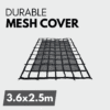 Load cover cargo net/mesh binder 3.6x2.5m for Open Tray Ute Single/Double and Truck