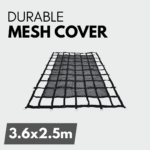 Load cover cargo net/mesh binder 3.6x2.5m for Open Tray Ute Single/Double and Truck