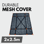 Heavy Duty Mesh Tarp - Multiple Latch Points - UTEs and Trailer - 2.5m x 2.0m