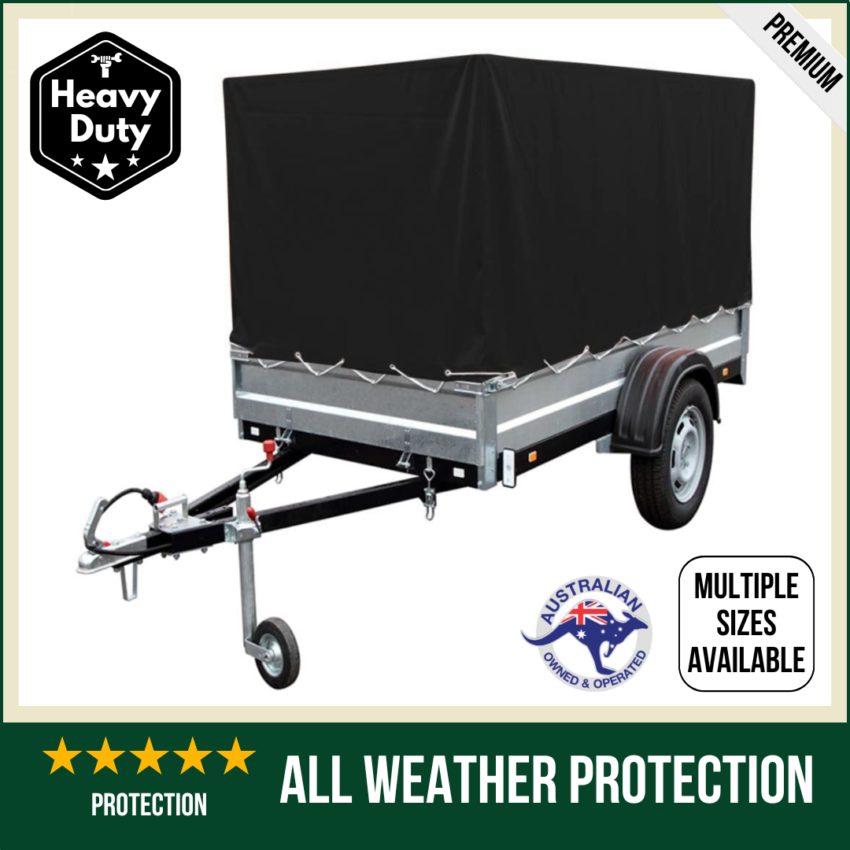 Heavy-Duty 8x5x2 Box Trailer Cover – Waterproof