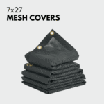 Heavy Duty Dump Truck Tarp Mesh - PVC Pocket Trailer Shade - 7x27