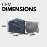 Rugged 10x5x3 Canopy Trailer Cover + Support Bar Structure - Premium Bundle - Image 2