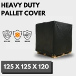 Heavy Duty Waterproof Reusable Pallet Cover - 1.25m x 1.25m x 1.20m - Durable