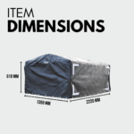 Rugged 7x4x2 Canopy Trailer Cover + Support Bar Structure - Premium Bundle - Image 2