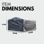 Rugged 8x5x2 Canopy Trailer Cover + Support Bar Structure - Premium Bundle - Image 2